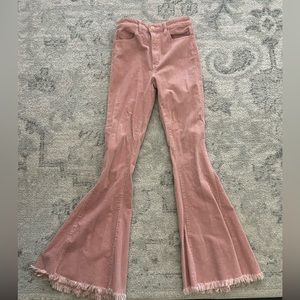 Show Me Your Mumu pink bell bottoms